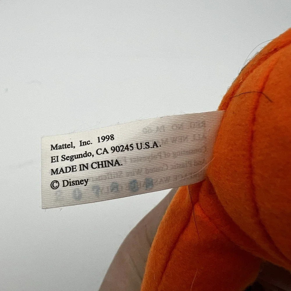 Vintage 1998 Mattel Disney Winnie the Pooh Tigger‎ Plush Fishing Stuffed Animal